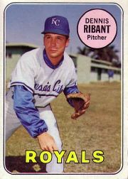 1969 Topps Baseball Cards      463     Dennis Ribant